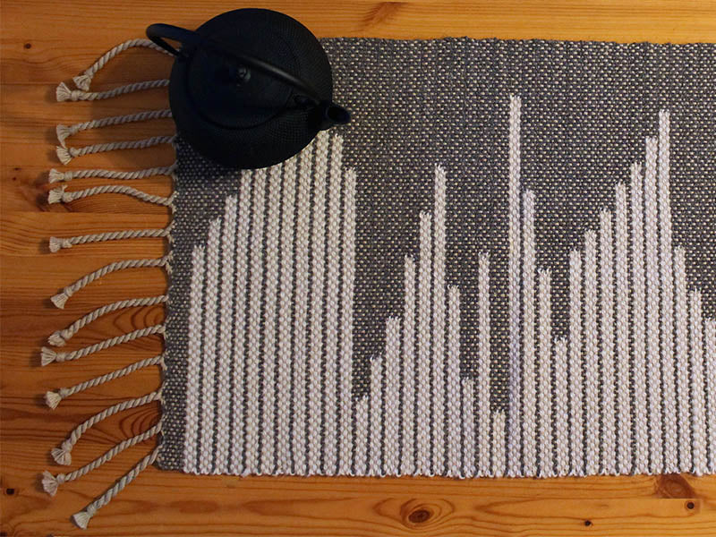 Contemporary Table Runner (free & woven)